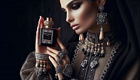 Sensuality - Warmth - Magic - Seduction - Amber - Musk - Vanilla - Exotic spices - Noble woods - Spiciness - Sweetness - Enveloping effect - Intoxicating scent - Richness - Intensity - Traditional mukhalats - Bakhoors (incense)